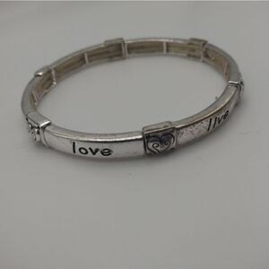 Love live silver stretch bracelet‎